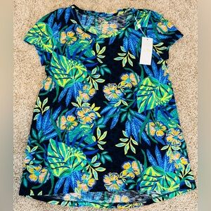 Lilly Pulitzer Etta Scoop Neck Shirt